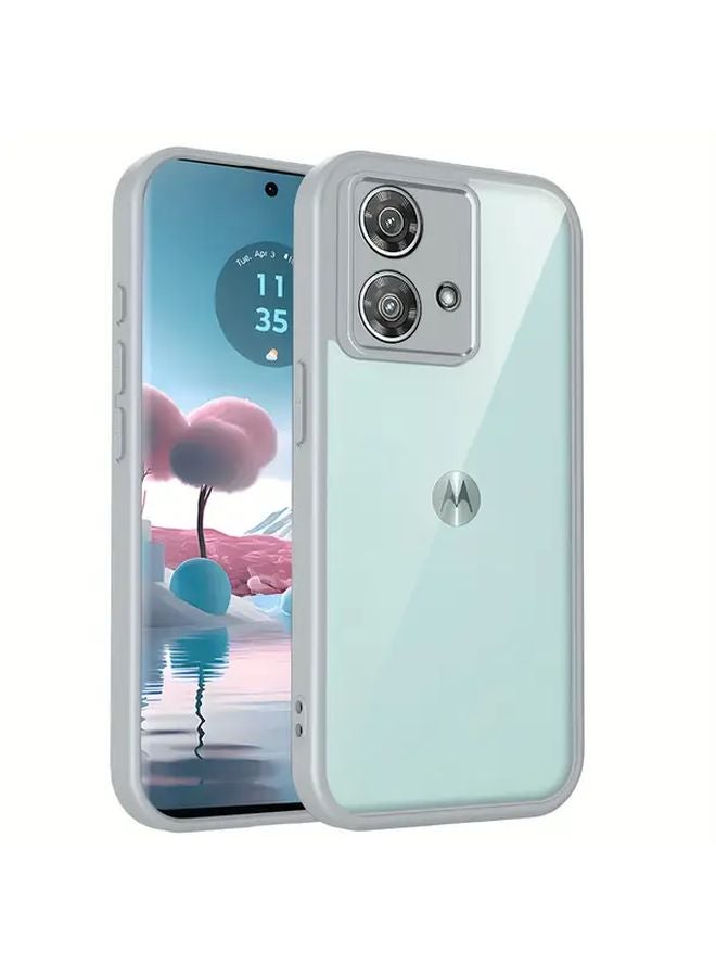 Shockproof Clear TPU Phone Case Cover Black for Motorola MOTO G85 5G - Image 4